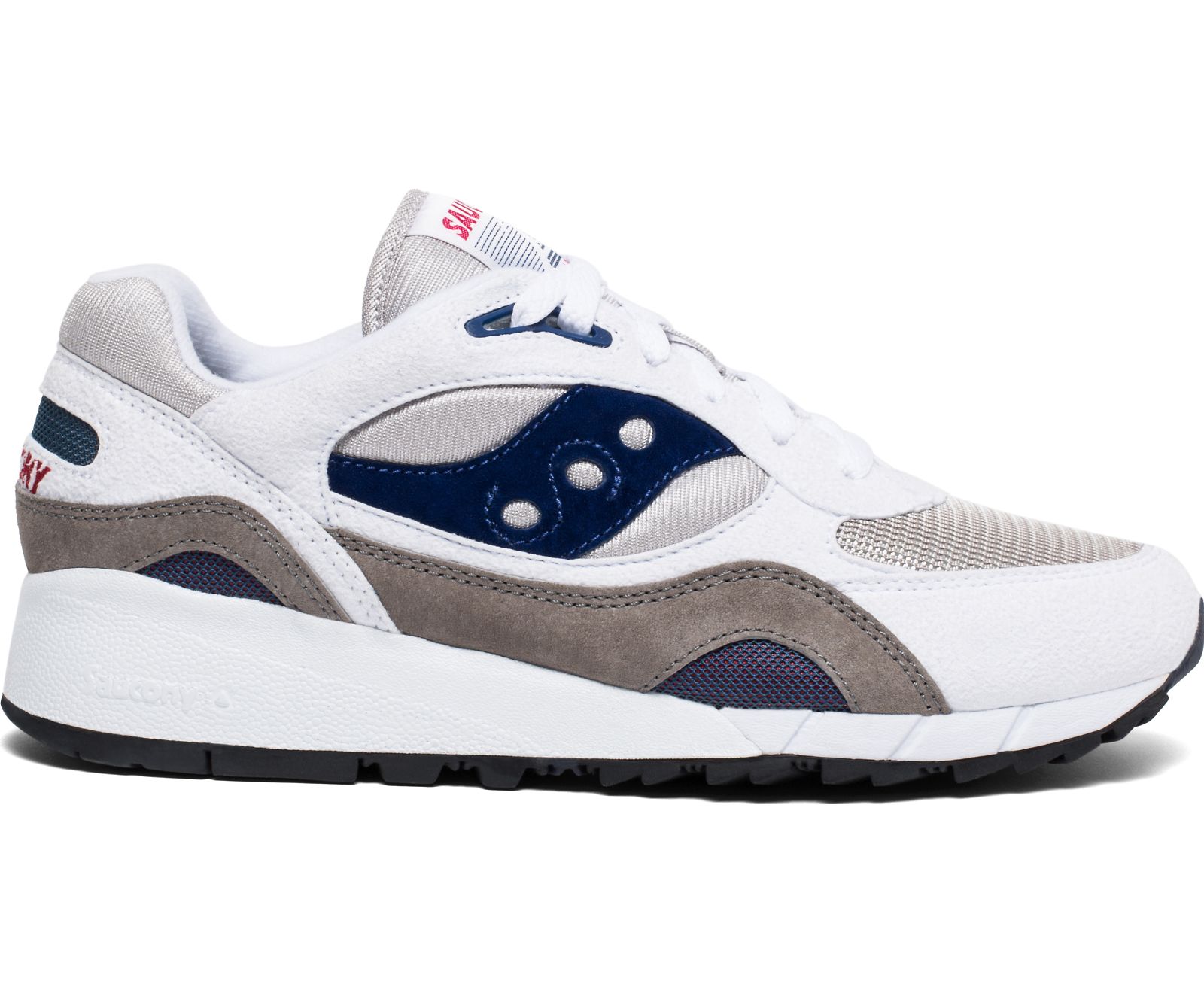 Saucony Shadow 6000 Originals Herr Vita Grå Marinblå | Sverige 759GSO